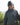 EQUIDRY women's thin fleece long waterproof horse riding coat in charcoal/penelope pink lifestyle