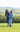 EQUIDRY women's thin fleece long waterproof horse riding coat in sky blue with horse