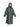EQUIDRY waterproof horse riding raincoat All Rounder Original thick fleece Women's Black Forest Green/Grey