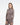 Women's Water Repellent Zip up Top | Mocha/White