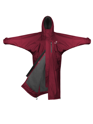 Evolution Children's | Thick Fleece | Fixed Hood | Plum/Grey - EQUIDRY