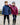 Shortie Child's Oversized Short Waterproof Riding Jacket Thin Fleece Lining Stowaway Hood in plum and navy worn by kids in arena