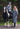 EQUIDRY women's long waterproof horse riding coat in Charcoal/Jade modelled by mother and daughter with horse