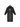 EQUIDRY men's long waterproof horse riding coat in Black/Black back studio back