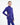 Children's Water Repellent Zip up Top | Purple/White