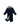 EQUIDRY women's thick fleece long waterproof horse riding coat in navy/grey
