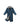 Evolution Pro Men's Warm Waterproof Horse Riding Coat Thick Fleece Lining Stowaway Hood in steel blue