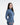Women's Water Repellent Zip up Top | Steel Blue/Silver