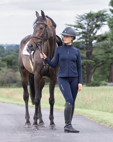 Water Repellent Leggings | Women's Navy/White