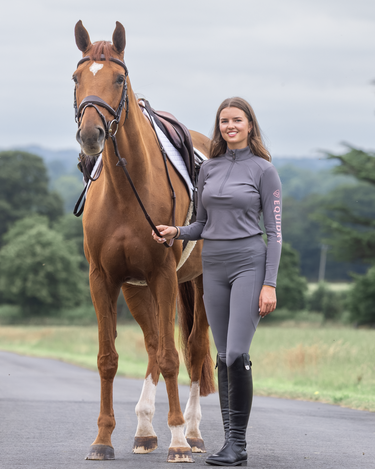 Women's Water Repellent Base Layer | Grey/Pale Pink