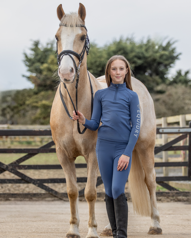 Water Repellent Leggings | Children's Steel Blue/Silver