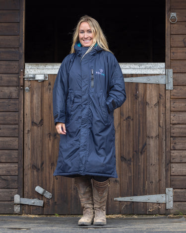 Evolution Women's | Thick Fleece | Navy/Turquoise