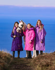 Unicorn Academy | Thick Fleece | Fur Hood | Fuchsia Pink/Violet