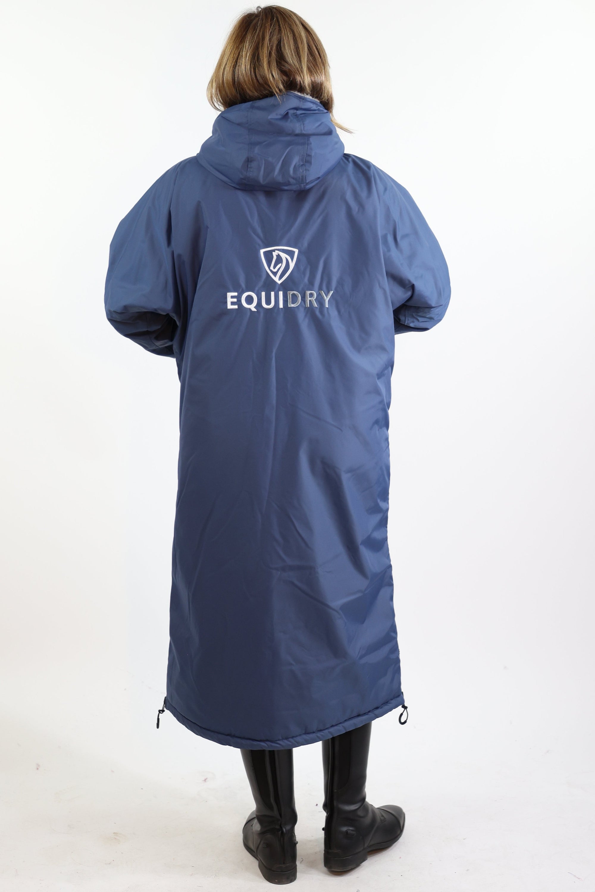 Evolution Women&#39;s | Thick Fleece | Fixed Hood | Steel Blue