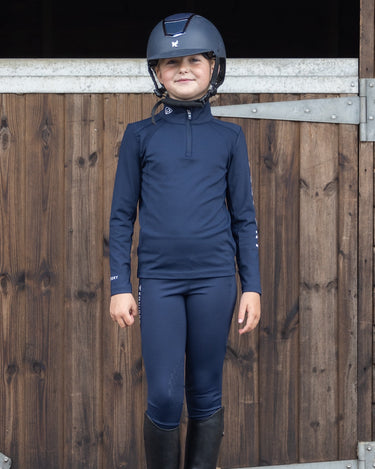 Water Repellent Leggings | Children's Navy/White