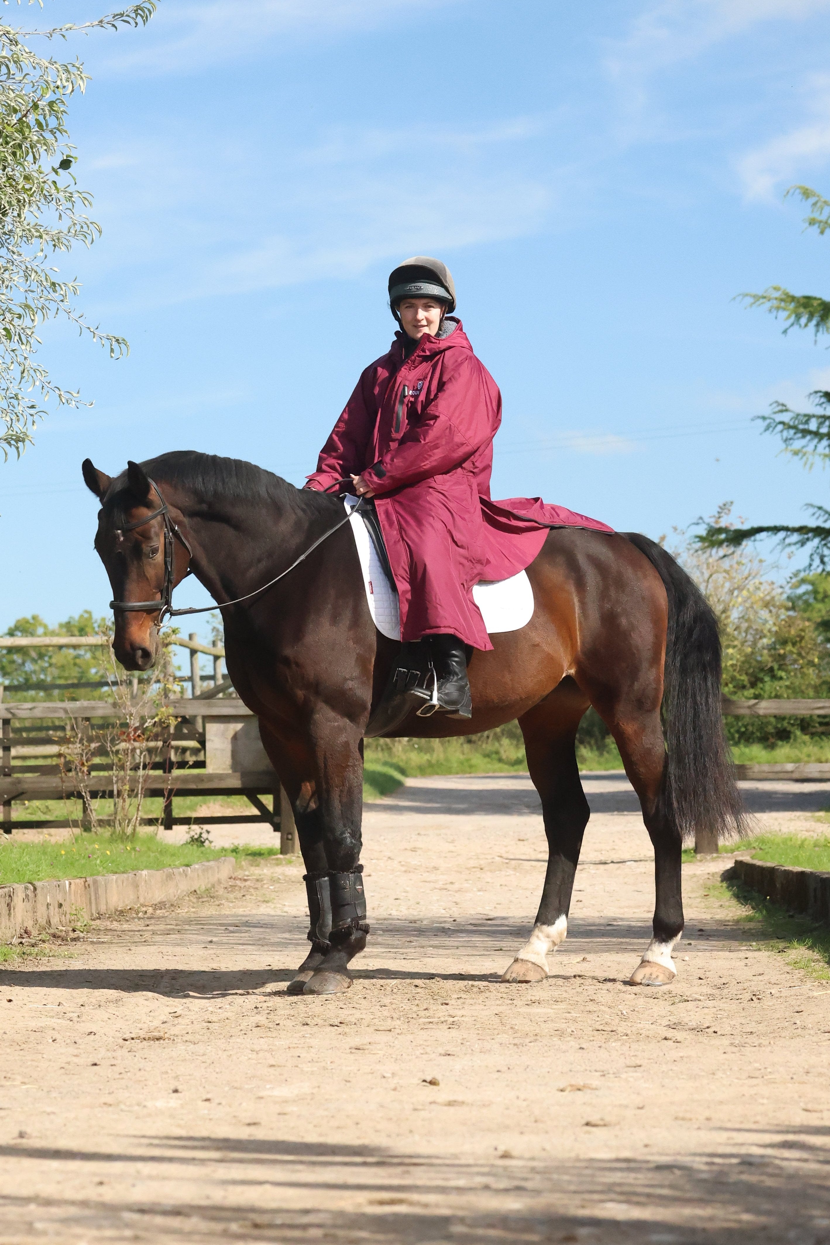 Stay Dry with EQUIDRY: Women's Waterproof Winter Horse Riding Coat