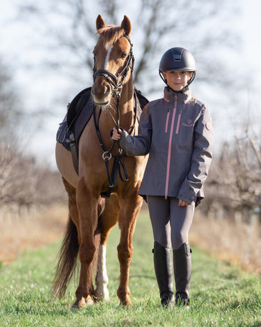 Varsha Waterproof Riding Jacket | Girl's | Grey