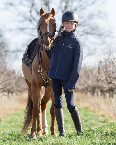 Varsha Waterproof Riding Jacket | Girl's | Navy
