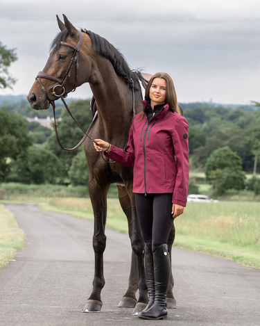 Varsha Waterproof Riding Jacket | Women's | Plum