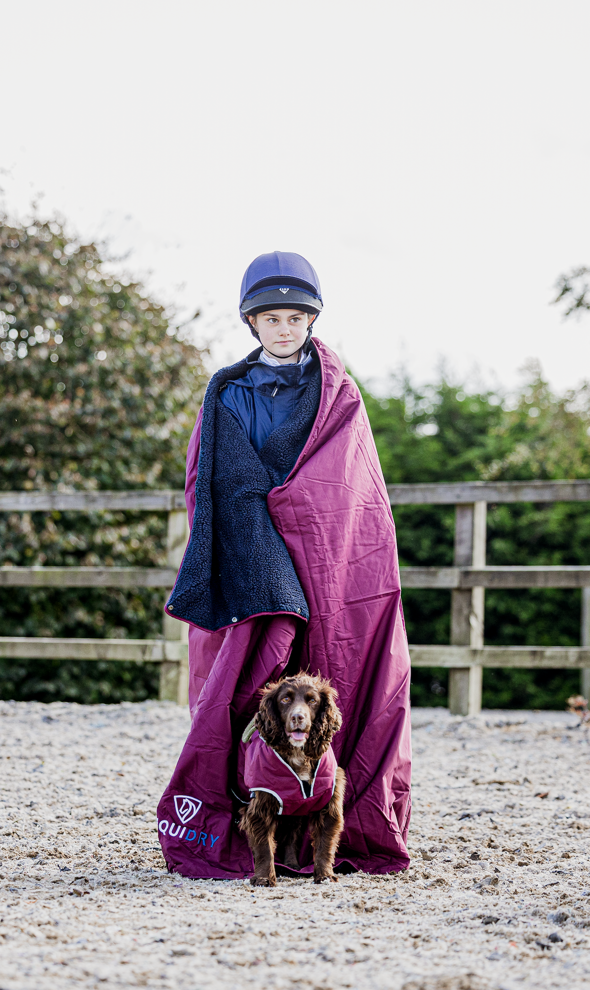 EQUIDRY Equi blanket Plum & Navy