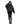 Shortie Child's Oversized Short Waterproof blouson style Riding Jacket Thin Fleece Lining Stowaway Hood in black front view hood up