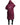 EQUIDRY Evolution Pro women's Warm Waterproof Horse Riding Coat Thick Fleece Lining Stowaway Hood in Plum full back of coat