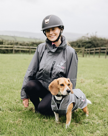 Waterproof Dog Coat | Grey/Lilac
