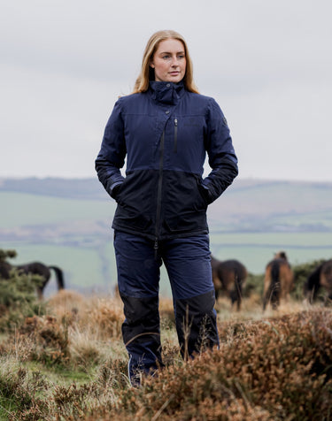 Freya Insulated Waterproof Riding Jacket | Women's | Navy / Black