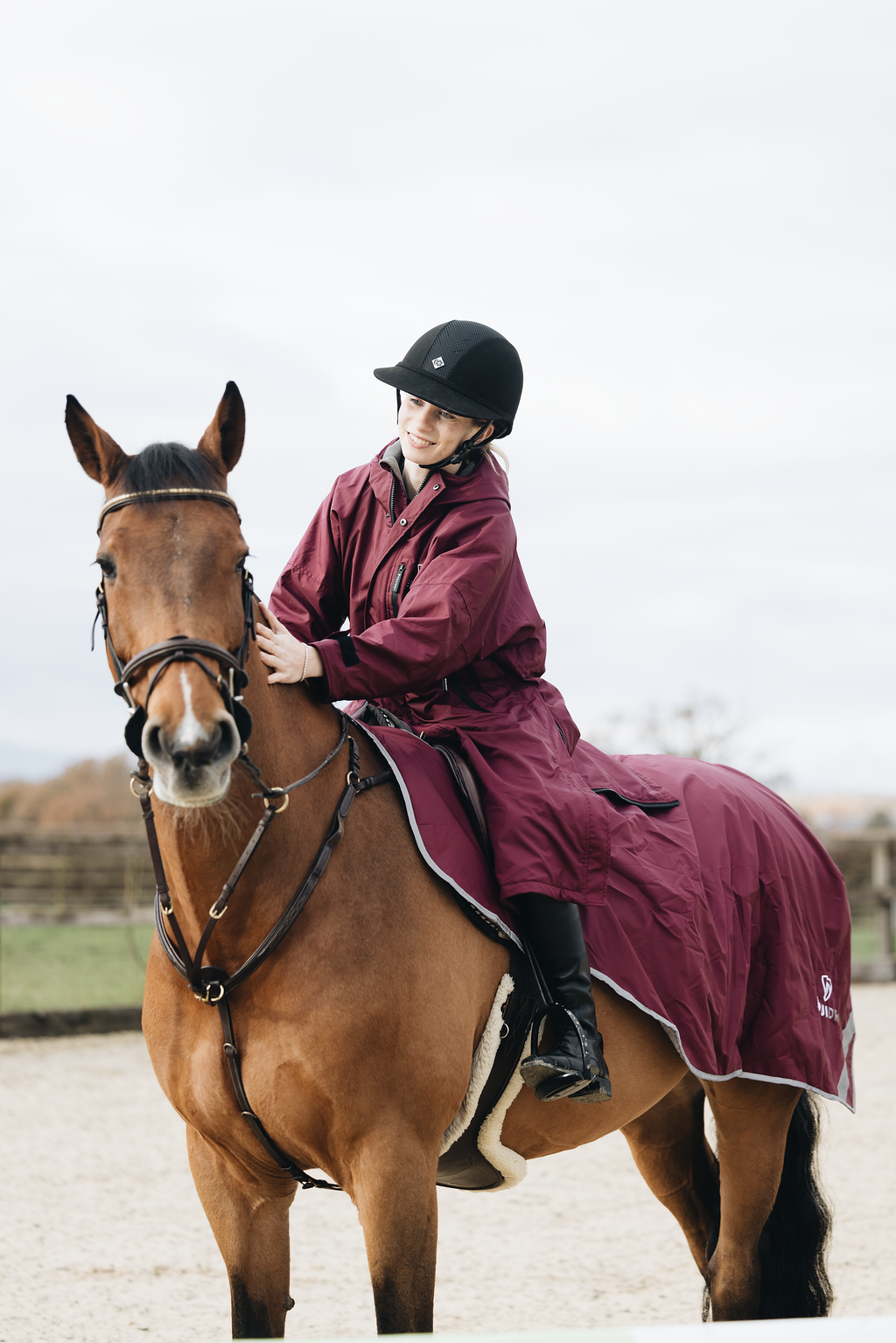 Long waterproof horse riding coats shop