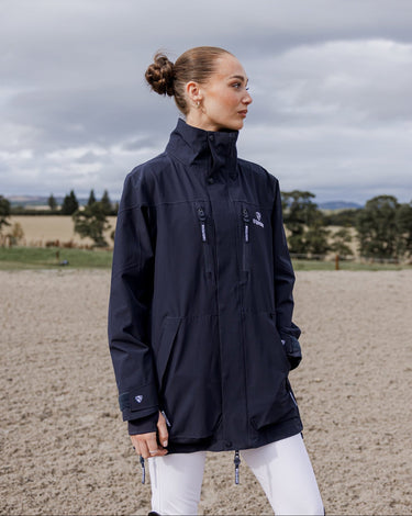 Frontier Mid Length No Fill Riding Jacket | Women's | Navy