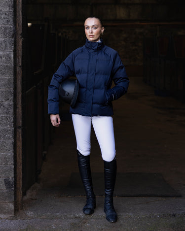 Talia Waterproof Puffer Jacket | Women's | Navy