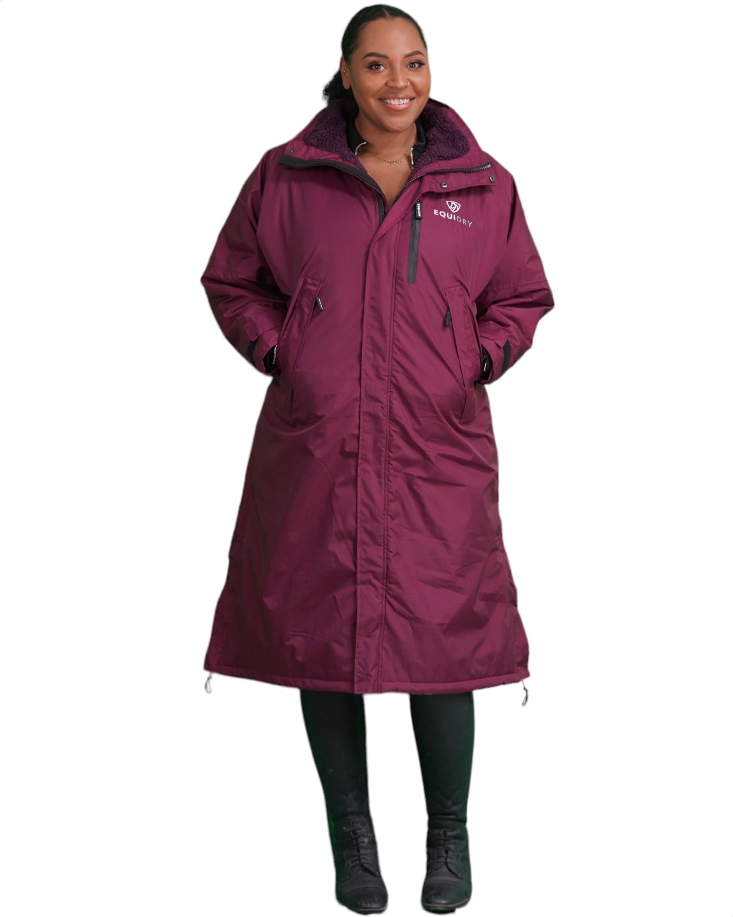 Equidry Long Waterproof Riding Coat Winter Coat Womens Long