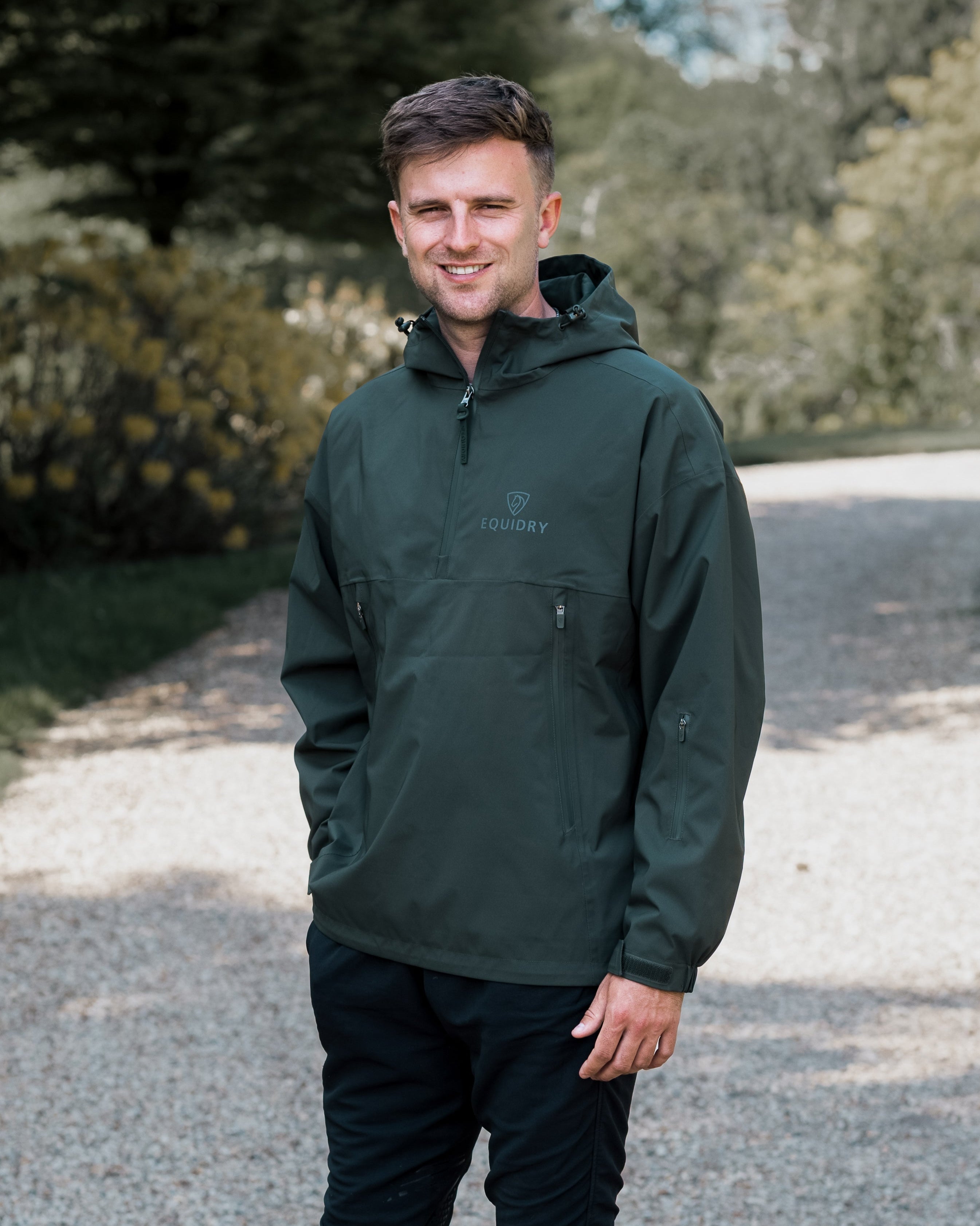 Storeman Smock Waterproof Storm Smock | Men's | Black Forest Green – EQUIDRY