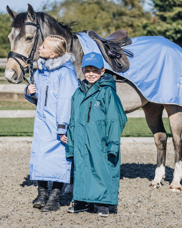 Evolution Children's | Thick Fleece | Teal/Grey