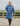 Evolution Lux Women's Warm Waterproof Winter Horse Riding Coat
Thick Fleece Lining with Faux Fur Trim Hood in steel blue rider in arena