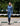 Women's Water Repellent Zip up Top | Steel Blue/Silver
