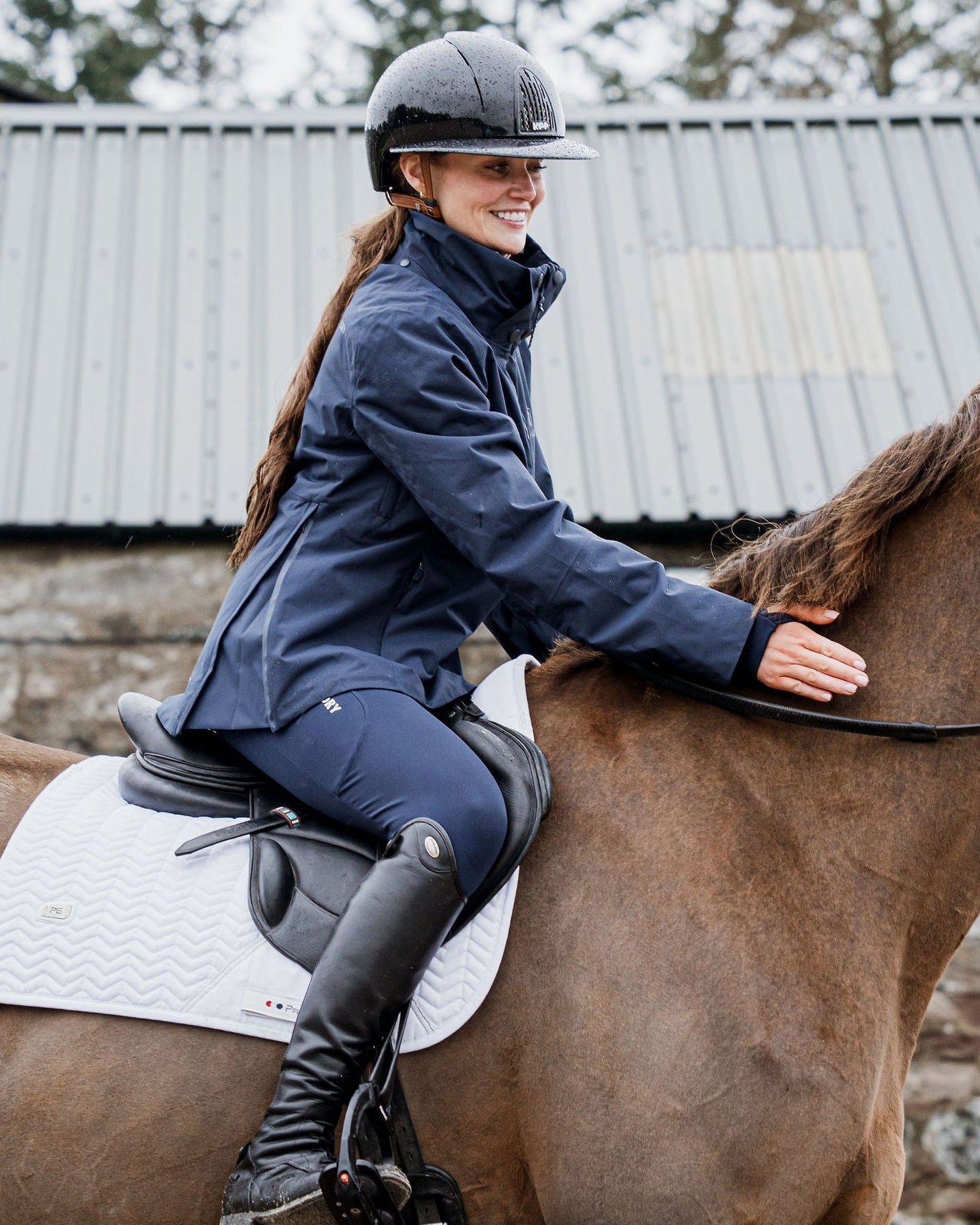 Light Riding Jacket Iris Warm Waterproof Riding Jacket | Women's | Navy – EQUIDRY