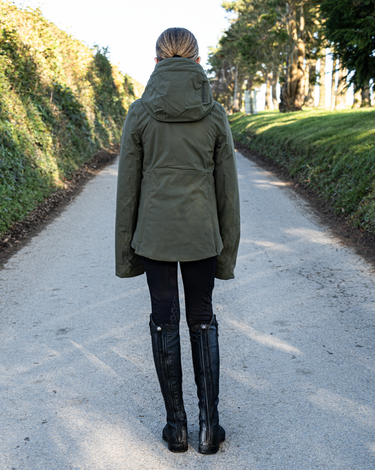 Iris Warm Waterproof Riding Jacket | Girl's | Green