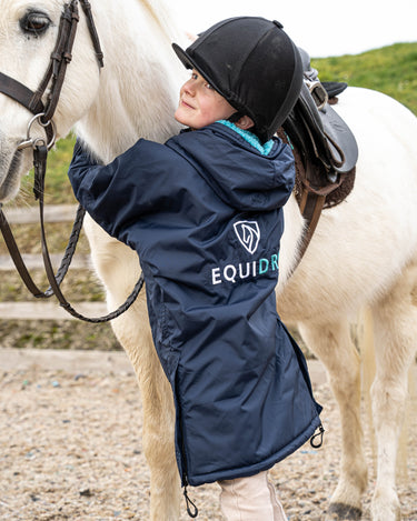 Evolution Children's | Thick Fleece | Navy/Turquoise