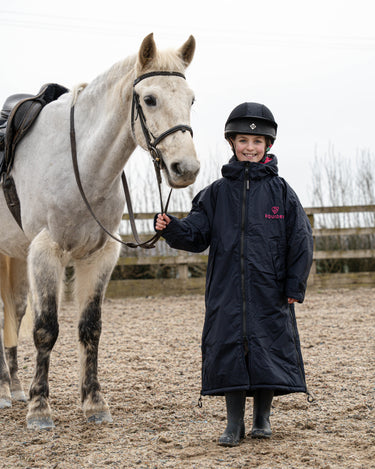 Evolution Children's | Thick Fleece | Navy/Raspberry