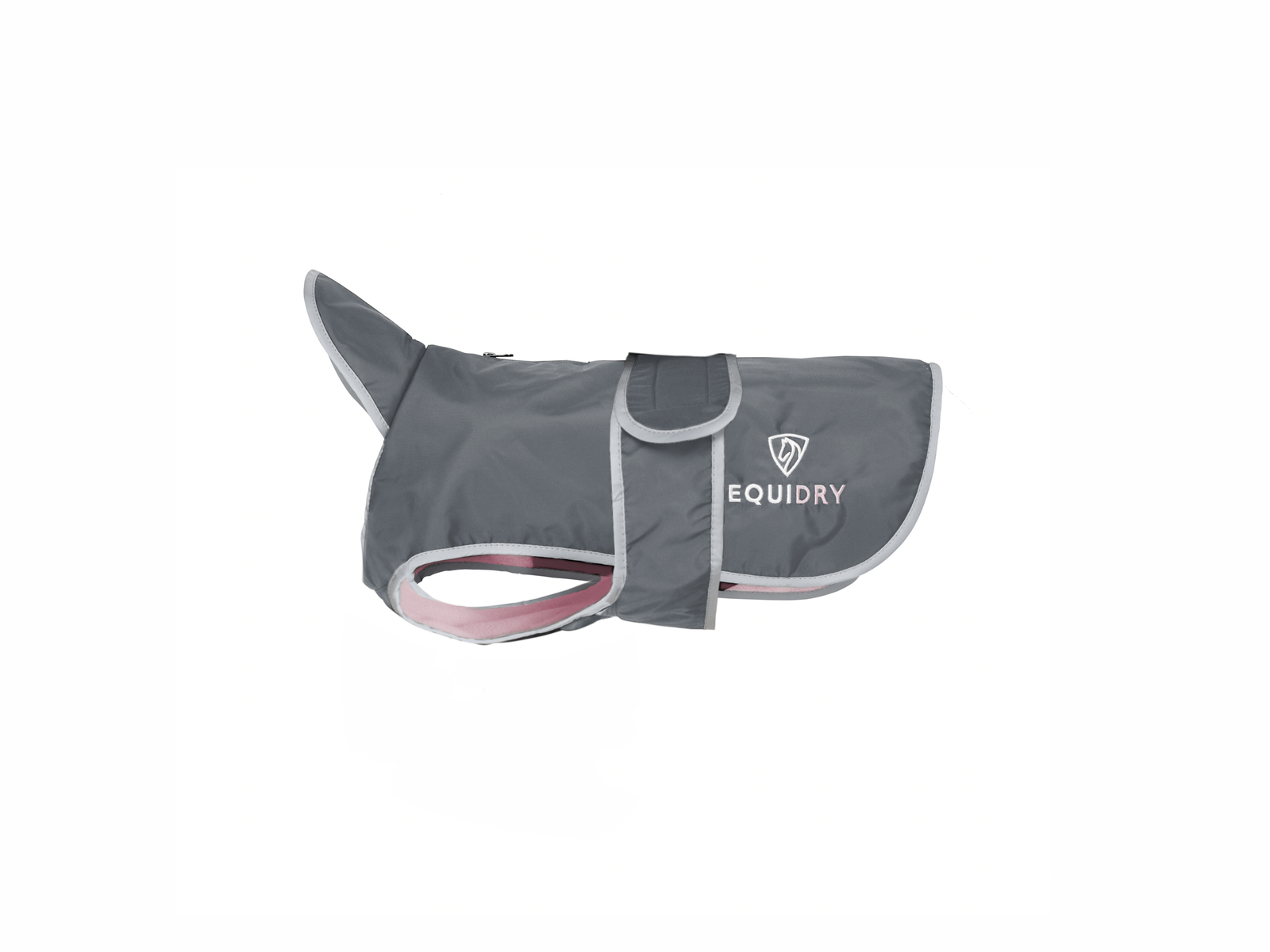 EQUIDRY | Dog Coat | Charcoal/Pale Pink - EQUIDRY