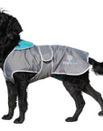 EQUIDRY | Dog Coat | Charcoal/Turquoise - EQUIDRY