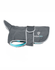 EQUIDRY | Dog Coat | Charcoal/Turquoise - EQUIDRY