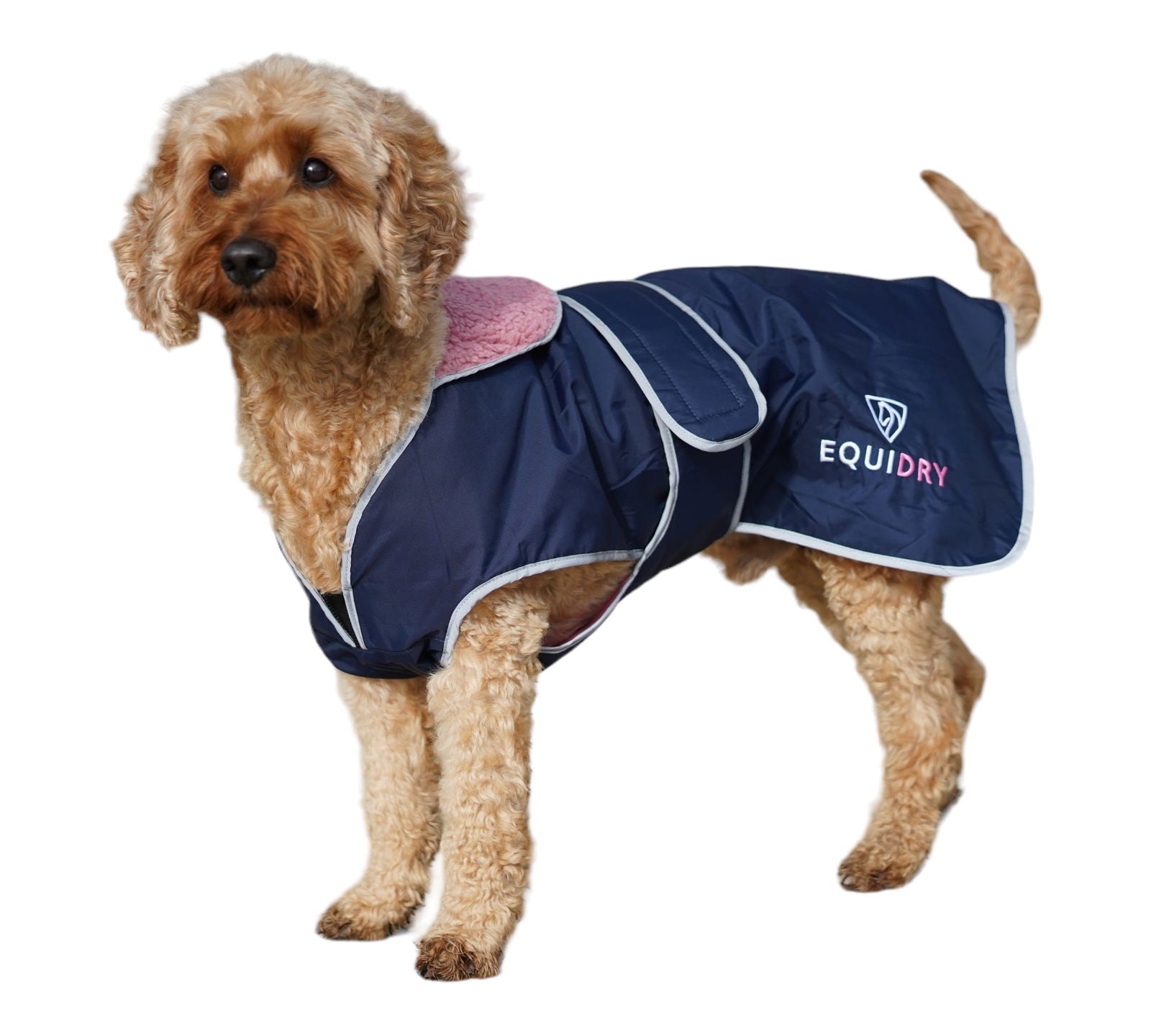 EQUIDRY | Dog Coat | Navy/Pink - EQUIDRY