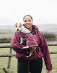 EQUIDRY | Dog Coat | Plum/Grey - EQUIDRY