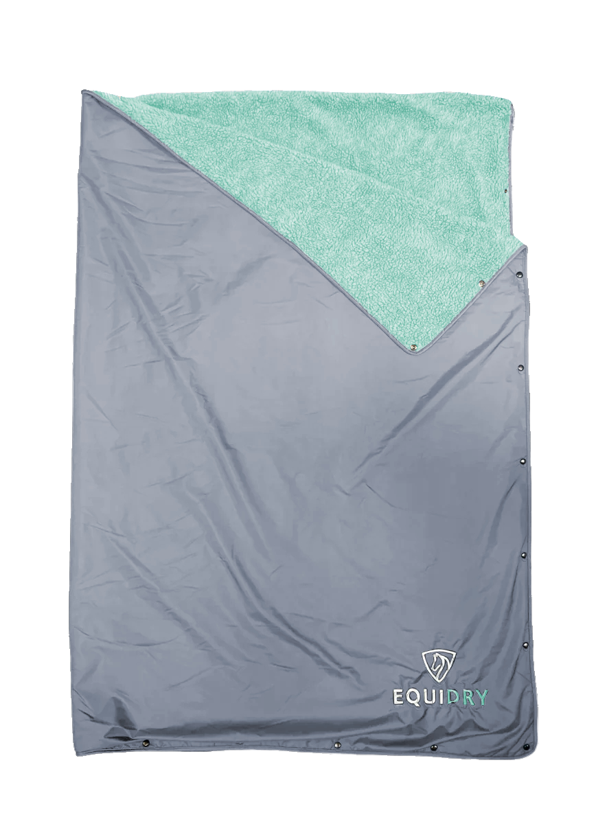 EQUIDRY | Equi-Blanket | Charcoal/Jade - EQUIDRY