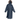 EQUIDRY | Parka | Women's | Navy - waterproof riding and leisure coat with padded inner detachable faux fur trim