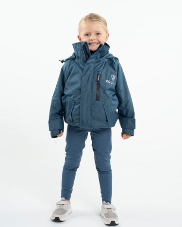 Shortie Children's | Thin Fleece | Steel Blue/Blue