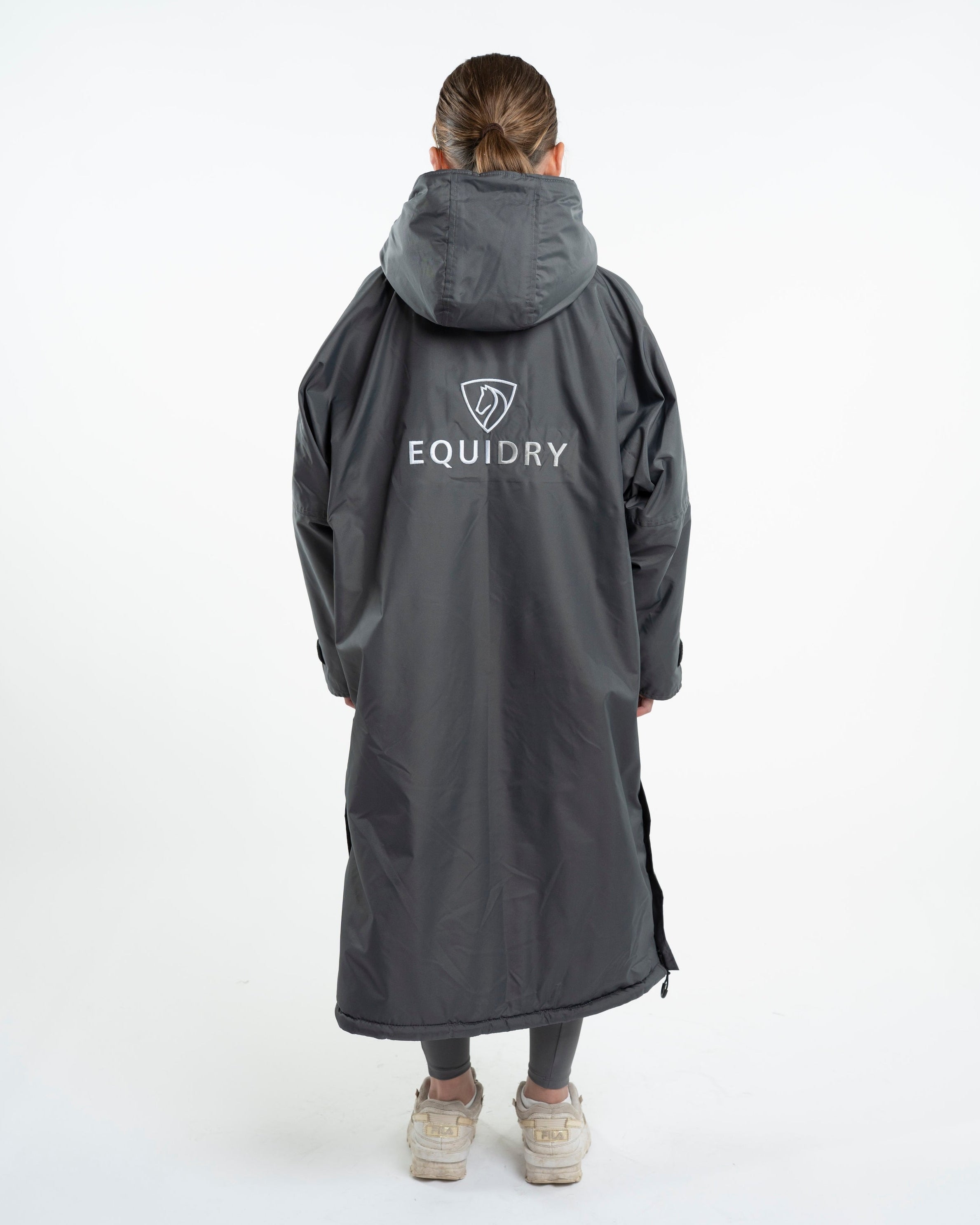 EQUIDRY Evolution | Child's Warm Waterproof Horse Riding Coat | Grey