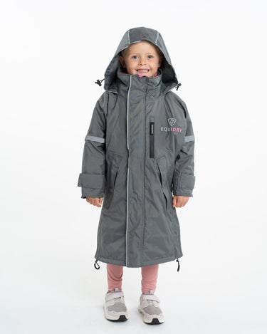 Evolution Children's | Thin Fleece | Reflective | Grey/Penelope Pink